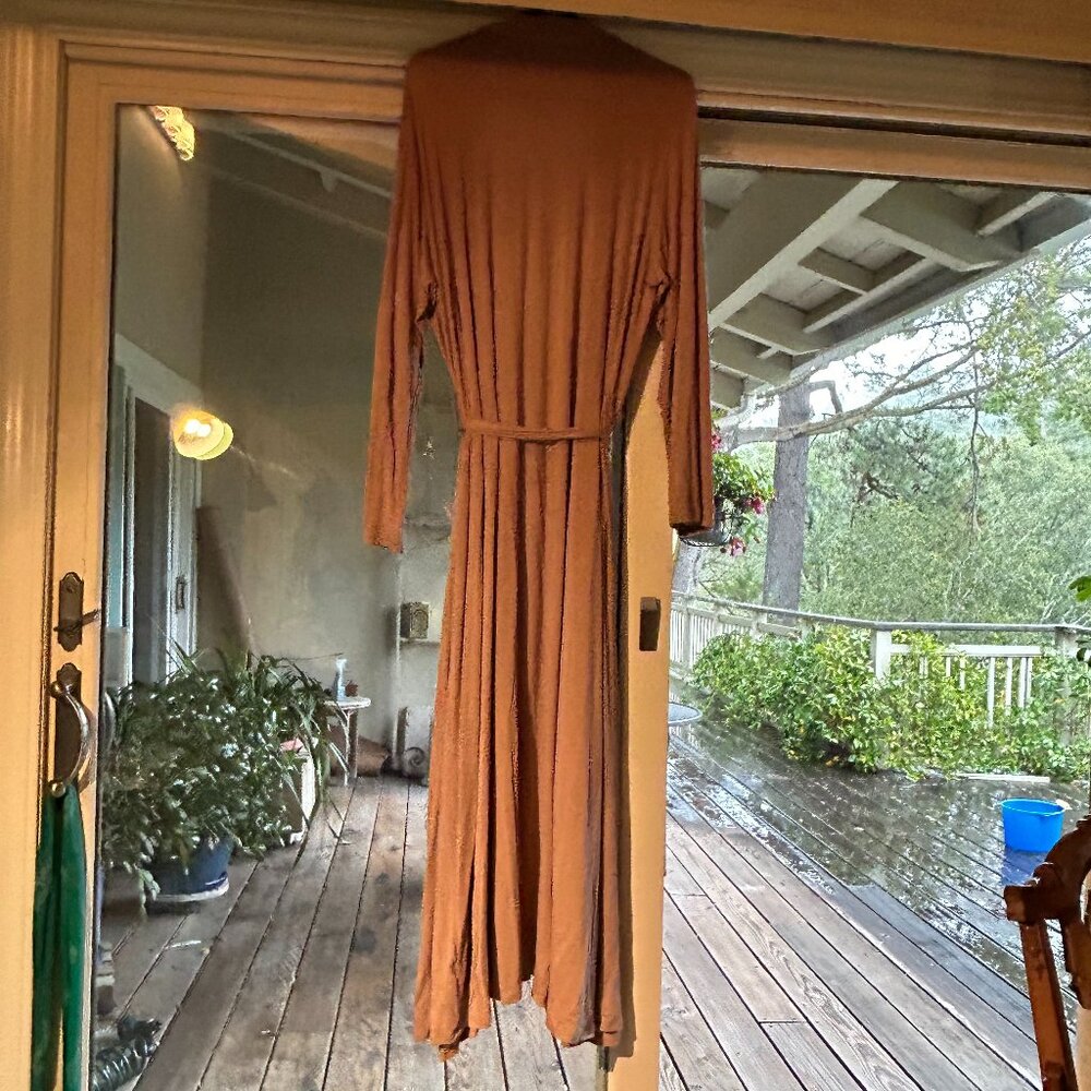 Silky Long Robe.
